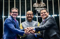 Ao encerrar fórum do Brics, Alcolumbre defende fortalecimento do diálogo e colaboração entre países-membros