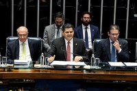 Davi Alcolumbre abre Fórum do Brics no Congresso com apelo à união e protagonismo parlamentar