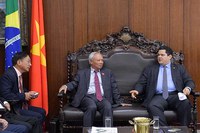 Davi recebe o vice-presidente da Assembleia do Vietnam