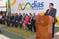 Davi ressalta importância da harmonia entre os Poderes em evento que marcou 200 dias do governo Bolsonaro