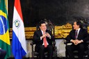 Eunício recebe presidente do Paraguai
