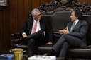 Novo presidente da Petrobras visita Eunício