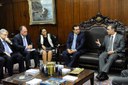 Presidente em exercício do Senado recebe ministro da Integração para falar sobre obras do Rio São Francisco