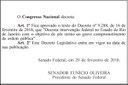 Publicado decreto de intervenção na segurança pública do Rio de Janeiro