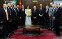 Comitiva chinesa é recebida pelo Presidente Renan Calheiros  