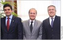 Ministro Padilha se encontra com Renan Calheiros