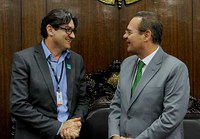 Presidente do Instituto Chico Mendes de Conservação da Biodiversidade, Roberto Ricardo Vizentin, visita Renan