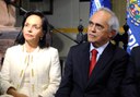 Raimundo Carreiro e Claudia Lyra são homenageados pelo Senado 