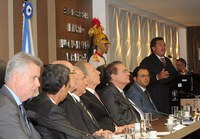 Renan Calheiros participa da posse de Vital do Rêgo como ministro do TCU