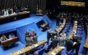 Renan recebe apoio dos senadores ao divulgar números de economia