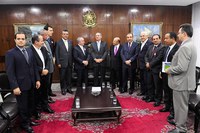 Renan recebe presidente da Assembleia Legislativa de Sergipe