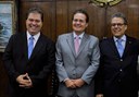 Renan recebe presidente do Instituto dos Advogados Brasileiros