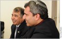 Renan se encontra com Zeev Elkin, Vice-Ministro de Israel