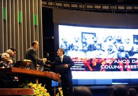 Sessão do Congresso Nacional homenageia 90 anos da Coluna Prestes