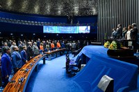 Congresso Nacional celebra 70 anos de criação da Petrobras em sessão solene no Senado