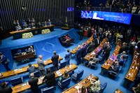 Rodrigo Pacheco empossa 27 novos senadores eleitos em outubro de 2022