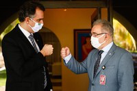 Rodrigo Pacheco se reúne com o ministro da Saúde e pede aos brasileiros que evitem aglomerações