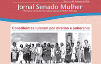 1º Jornal Senado Mulher do ano homenageia mulheres constituintes