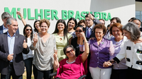 Dilma Rousseff inaugura a primeira Casa da Mulher Brasileira