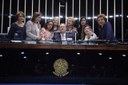 Senadoras mobilizadas pela aprovação da PEC das cotas para gênero