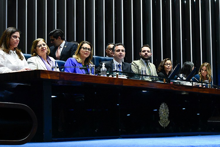 Senado celebra 17 anos da Lei Maria da Penha em sessão especial no Senado. Foto: Roque de Sá
