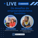 Ilana Trombka e Ednusa Ribeiro fazem live no Instagram da diretora-geral
