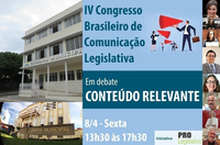 IV Congresso Brasileiro de Comunicação Legislativa