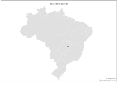 Mapa do Distrito Federal