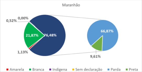 Maranhão por cor-raça 