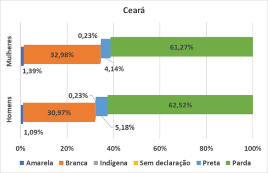 CE por gênero e raça