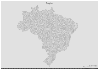 Mapa do Estado de Sergipe