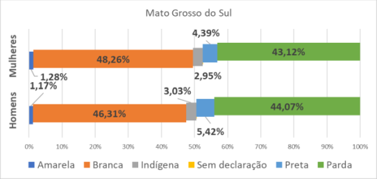 MS por gênero e raça