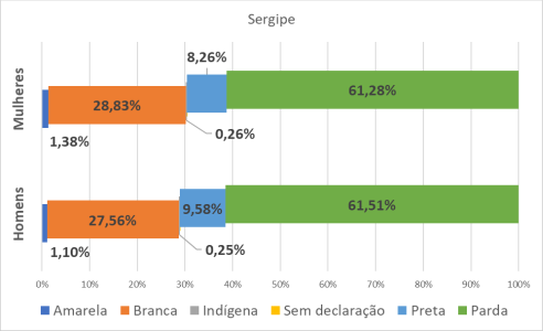 SE por gênero e raça