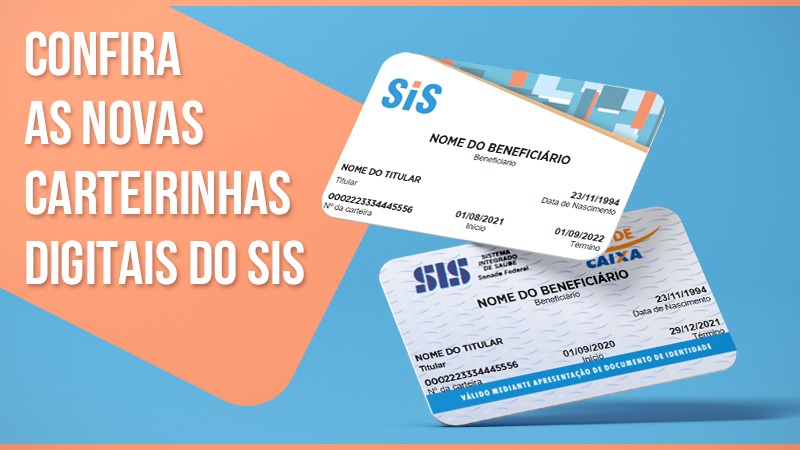 Novas carteiras do SIS e do Saúde Caixa já estão no site