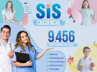 SIS dá salto e credencia 9.456 profissionais da saúde