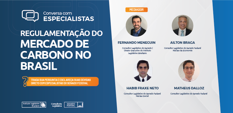 Conversa com Especialistas debate Mercado de Carbono na próxima segunda