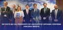 Em visita ao ILB, presidente do legislativo capixaba confirma parceria inédita