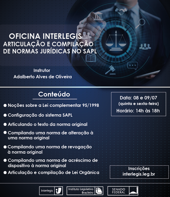 Articulação e Compilação de Normas Jurídicas no SAPL - Turma 4