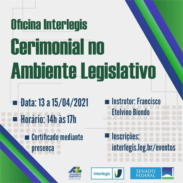 Cerimonial no Ambiente Legislativo Ao Vivo - Turma 2