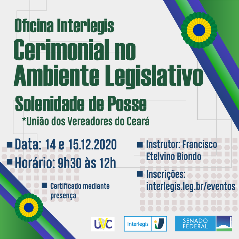 Cerimonial no Ambiente Legislativo Ao Vivo - UVC