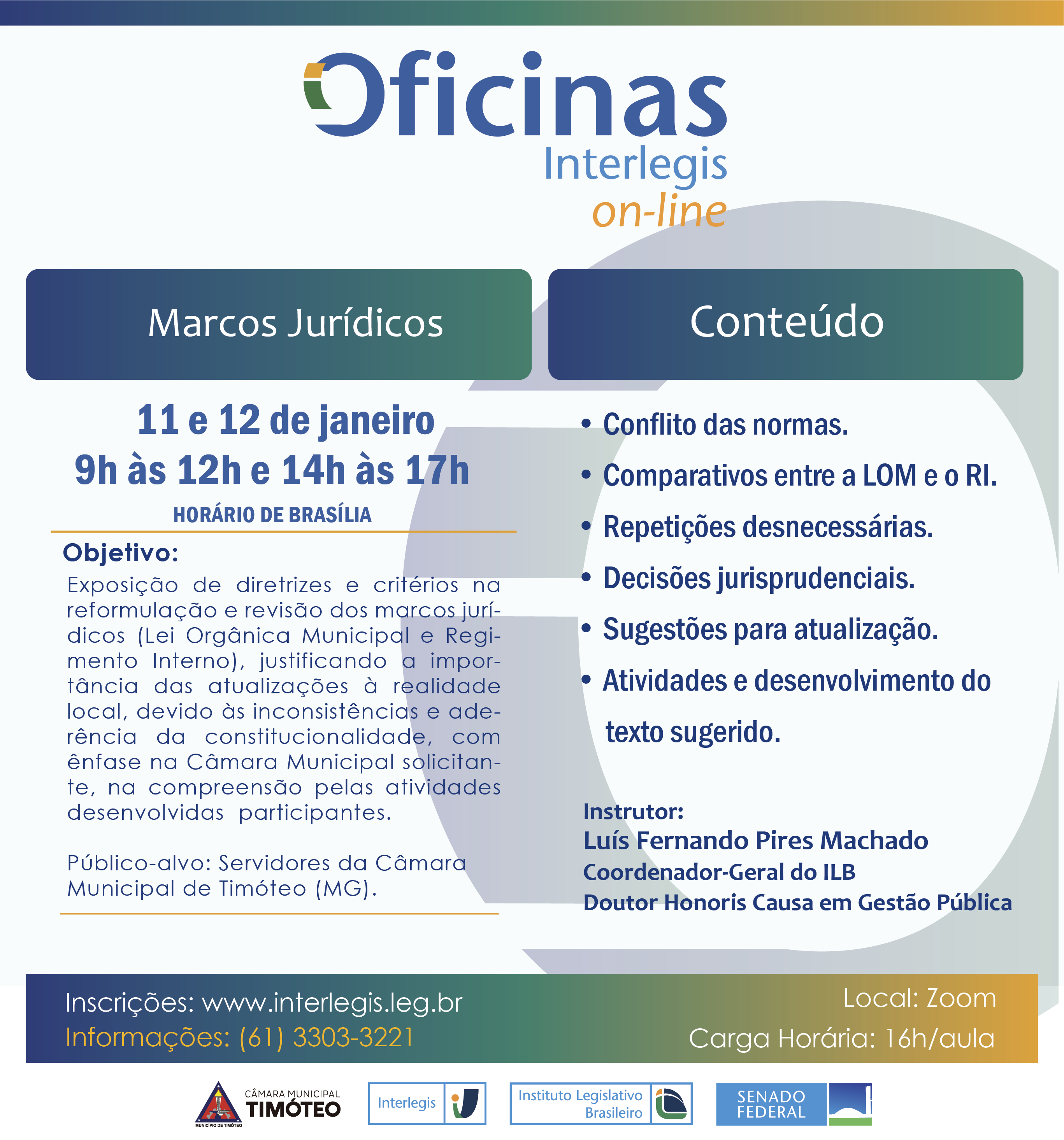 Marcos Jurídicos Câmara Municipal de Timóteo