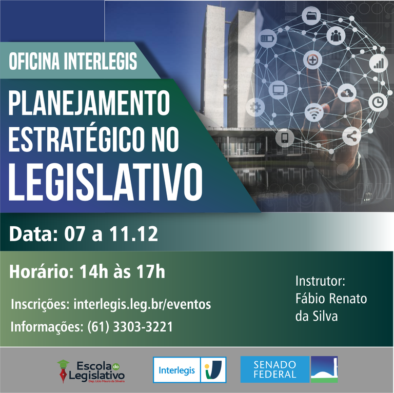  Oficina Interlegis de Planejamento Estratégico no Legislativo Ao Vivo - Turma 3