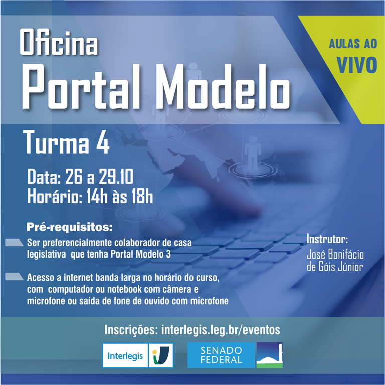 Oficina Interlegis de Portal Modelo Ao Vivo - Turma 4