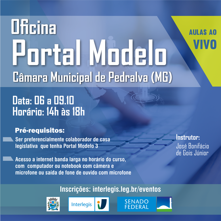 Oficina Portal Modelo - Câmara Municipal de Pedralva/MG