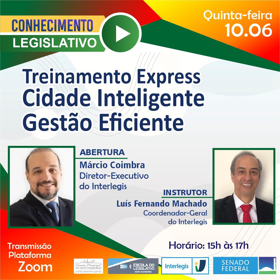 Treinamento Express - Câmara Municipal de Novo Hamburgo (RS) Cidade Inteligente