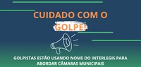 Golpistas usam o nome do Interlegis para abordar câmaras municipais