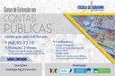 Inscrições abertas para o Curso de Extensão Contas Públicas no Brasil