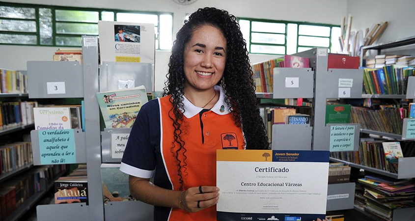 Bianca Mingote, jovem senadora do Distrito Federal em 2018