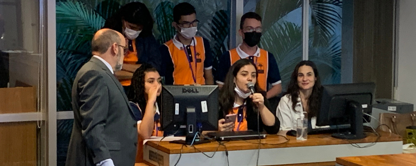 Jovens senadores e senadoras apresentam sugestões legislativas