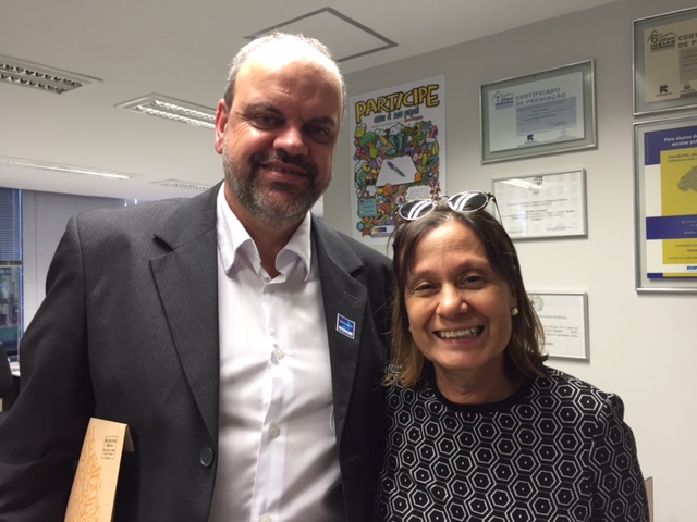 Diretor-Geral da Câmara de Joinville visita o Jovem Senador